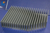 Custom 6063 Anodized Silver Industrial Extrusion Profile Aluminum Heat Sink