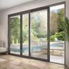 Large French Aluminum Sliding Door Interior Aluminium Manual Triple Glass Doors