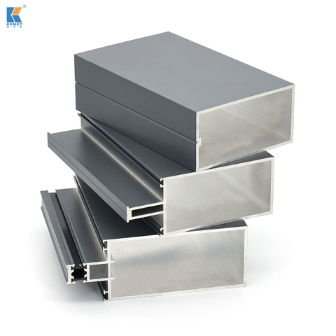 Customized Construction Aluminum Profiles for Curtain Glass Wall for Facade