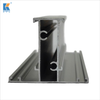 Sandblasting Silver Window Door Aluminum Profiles for Colombia