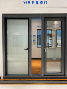 Thermal Break Aluminium Door Modern Entry Patio Glass Door Aluminium Swing Door 