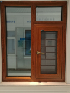 Sound Insulation Project Case Double Glazed J80 Aluminum Casement Window