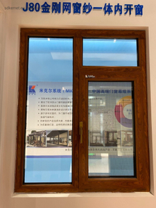 Invisible Screen Window Insect Proof Metal Casement Window