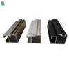 Champagne Black Sandblasting Aluminum Extrusion Section Chile Size